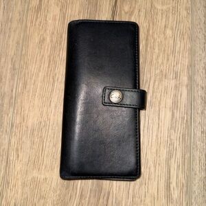 Coach Black Leather Wallet